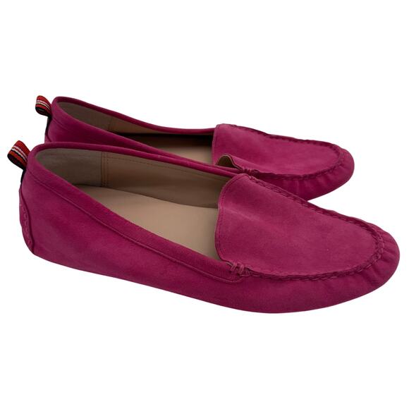 1901 Taite Moc Loafer Leather Preppy Fuchsia Comfort Lightweight  9.5 - Picture 1 of 6